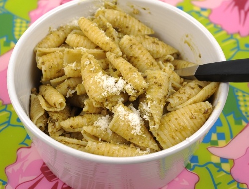 Pastasallad med pesto Pastasallad med pesto